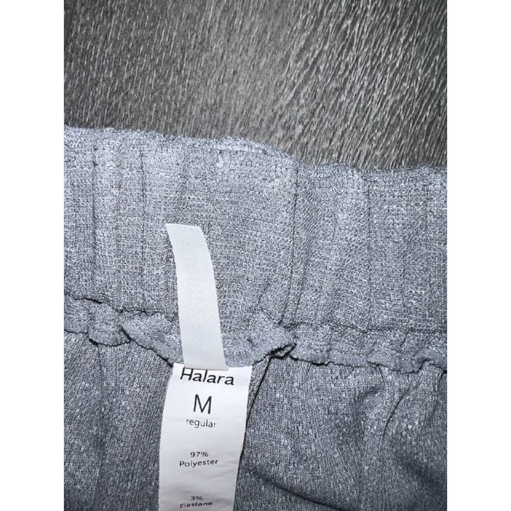Halara Flex High Waisted Pocket Wide Leg Y2K Work Pants Gray Medium A007089 - Picture 7 of 11